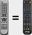 Ersatzfernbedienung für X81000607