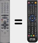 Replacement remote control for 08006281