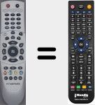 Replacement remote control for FSR-1000DR