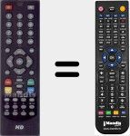 Ersatzfernbedienung f&uuml;r HX-40