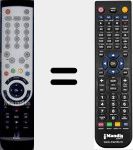 Replacement remote control for IDL-550 S