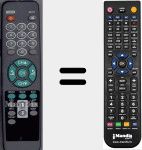 Replacement remote control for 9600