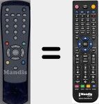 Replacement remote control for 040 via CI