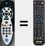 Replacement remote control for Nbox001