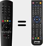 Replacement remote control for NetBox Madison