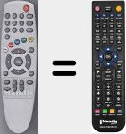 Replacement remote control for 5000-V2