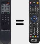 Replacement remote control for Pace004