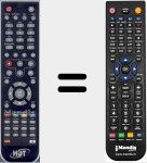 Ersatzfernbedienung f&uuml;r RCU SH3000