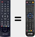 Ersatzfernbedienung für TX-4000T