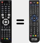 Replacement remote control for RCALD192200