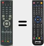 Replacement remote control for 043A55656W170