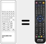 Replacement remote control for DIGICOMPUTER53