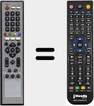 Replacement remote control for T1