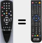 Ersatzfernbedienung f&uuml;r RC2000