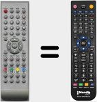 Ersatzfernbedienung f&uuml;r RC49EXC