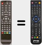 Ersatzfernbedienung für RC53DTVDVD