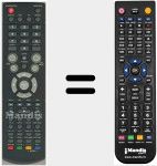 Replacement remote control for 043A55656W121