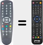 Replacement remote control for RCMAXT