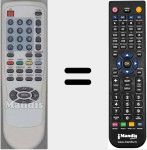 Replacement remote control for RC38SL