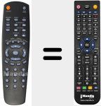 Ersatzfernbedienung f&uuml;r RC2530 (08002776)