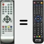 Replacement remote control for RC00020