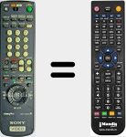 Ersatzfernbedienung für RMTV222D (147557822)
