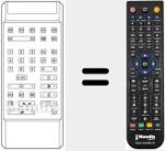 Replacement remote control for TC105