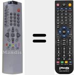 Replacement remote control for EP5187R