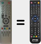 Ersatzfernbedienung für BSV29255DVBT