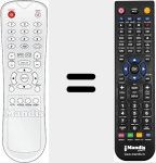Replacement remote control for T16