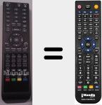 Replacement remote control for TFD1914MC