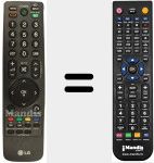 Replacement remote control for AKB69680408