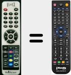 Replacement remote control for MCPerson001