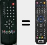 Replacement remote control for Phonola003