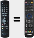 Ersatzfernbedienung f&uuml;r RC1243 (20164269)