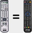Replacement remote control for RM923Y (147720711)