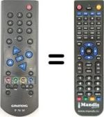 Replacement remote control SEC0521
