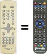Replacement remote control SEC2898