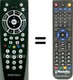 Replacement remote control WHV14504W