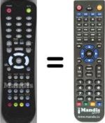 Replacement remote control WHV14528