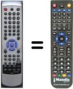 Replacement remote control HVS59608