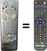Replacement remote control HVS53336