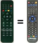 Replacement remote control HVS53464