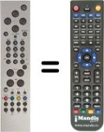 Replacement remote control Goodmans HVS55085