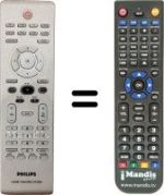 Replacement remote control HVS59568