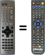 Replacement remote control HVS59069