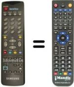 Replacement remote control 00006 A