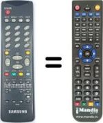 Replacement remote control 00006 J