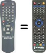Gleichwertige Fernbedienung Samsung SV-231 X