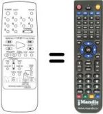 Replacement remote control 0766072270
